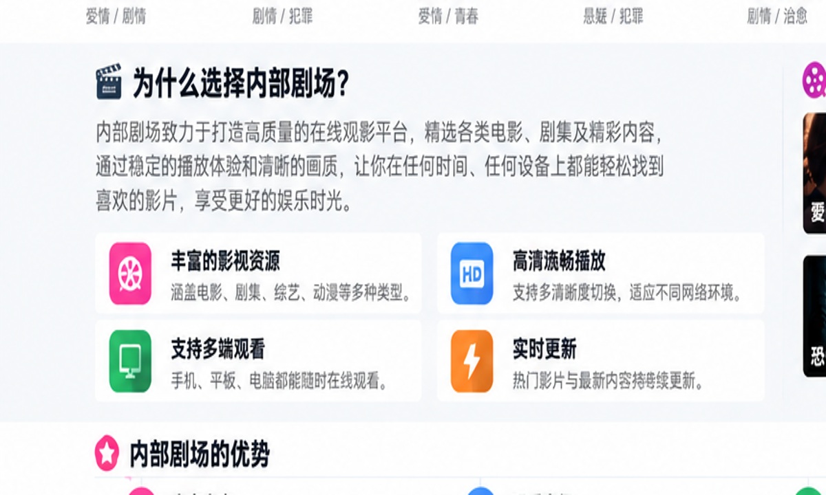 内部剧场观影指南场景